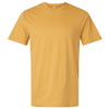 American Apparel Unisex Mustard Fine Jersey Short-Sleeve T-Shirt
