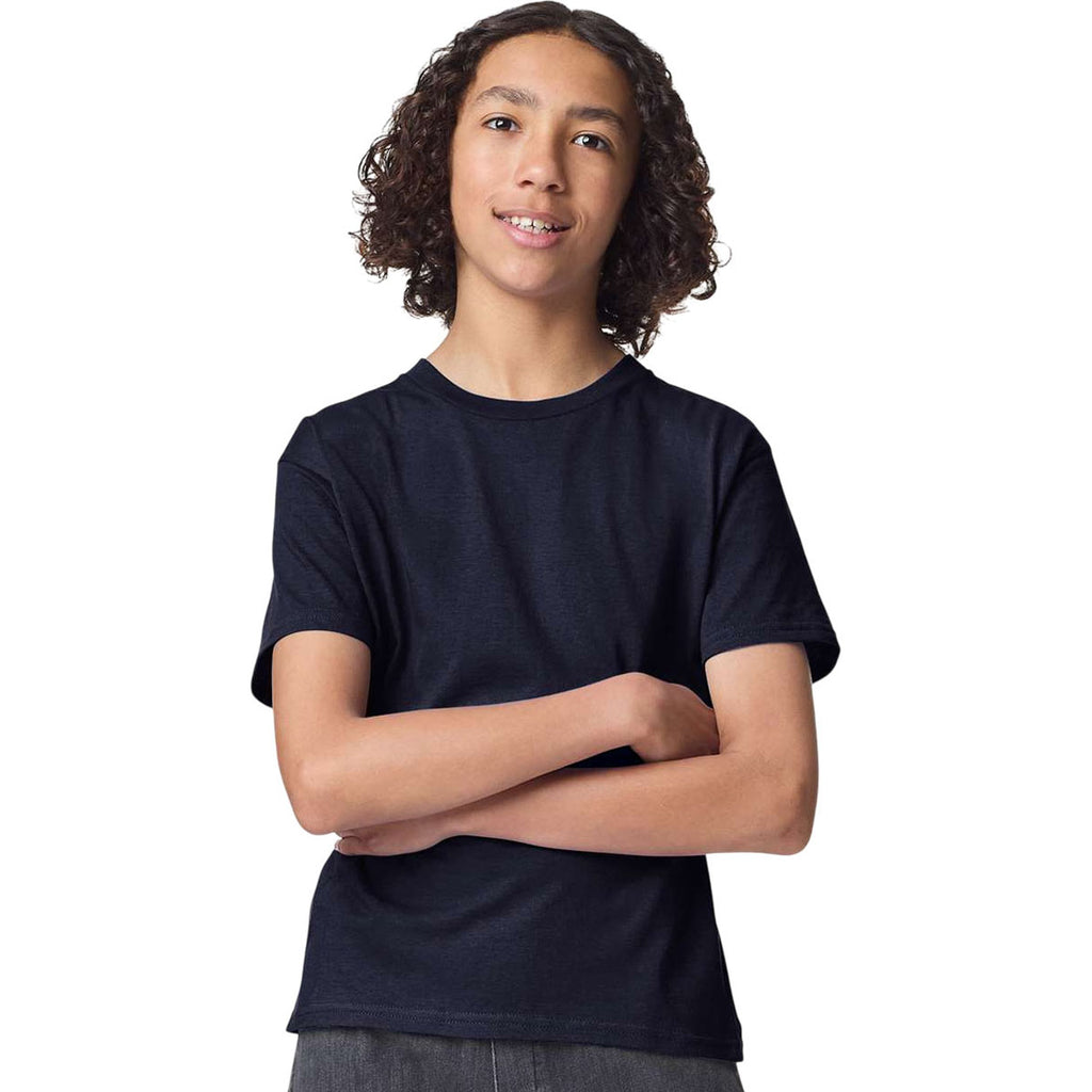 American Apparel Youth Navy Fine Jersey Tee