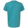 Tultex Unisex Heather Aqua Blue Fine Jersey T-Shirt