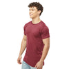 Tultex Unisex Heather Cardinal Fine Jersey T-Shirt