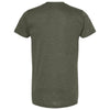 Tultex Unisex Heather Military Green Fine Jersey T-Shirt
