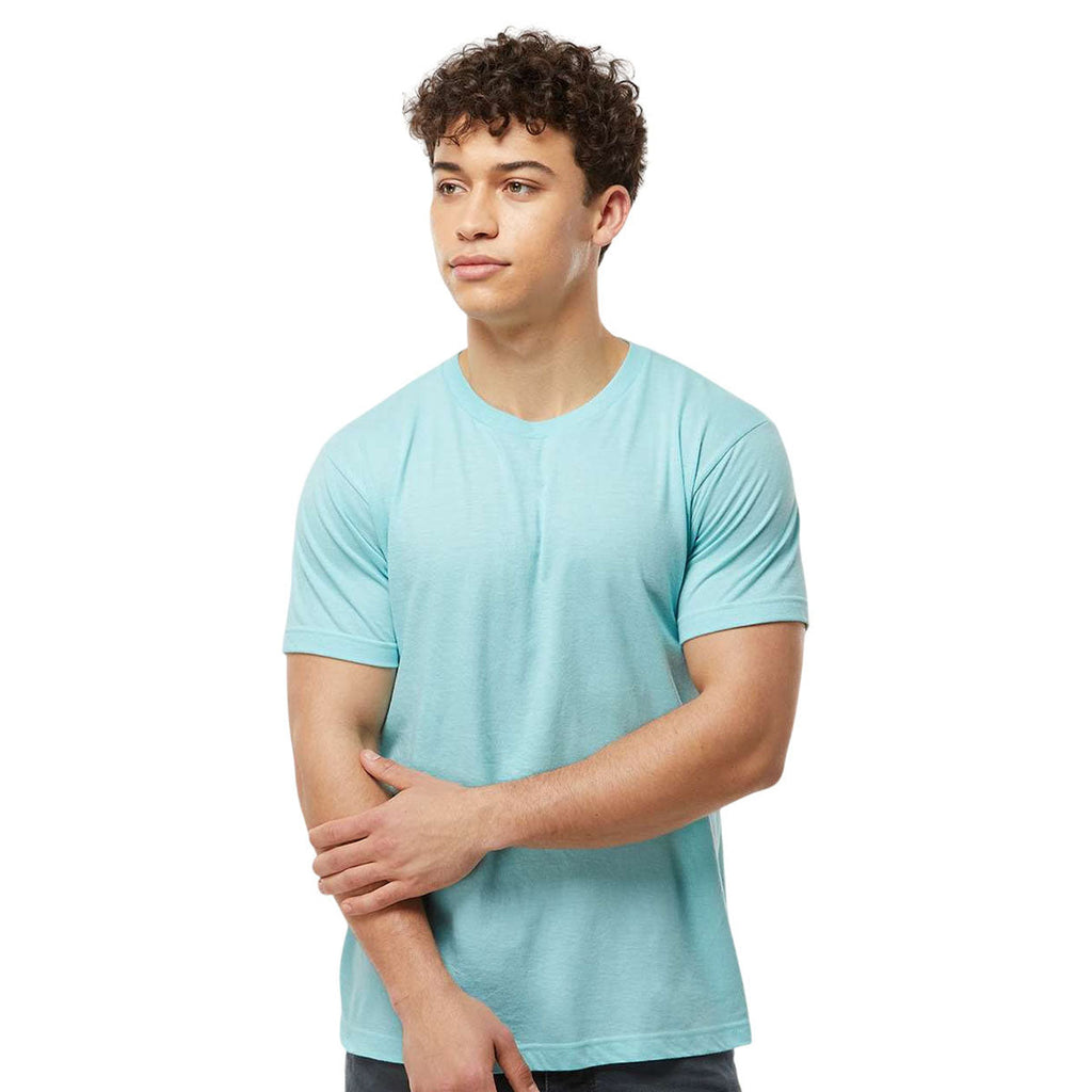 Tultex Unisex Heather Purist Blue Fine Jersey T-Shirt