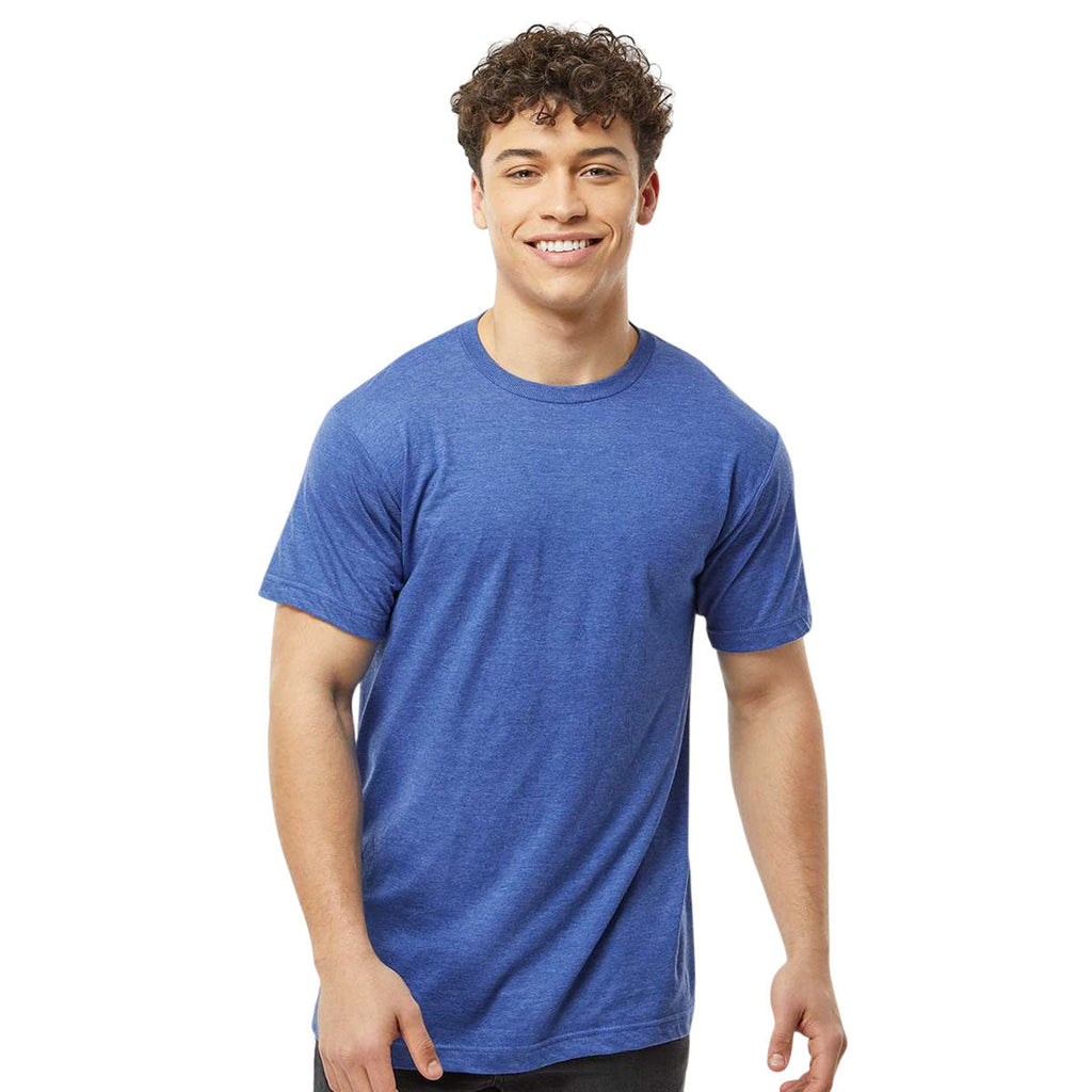 Tultex Unisex Heather Royal Fine Jersey T-Shirt