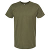 Tultex Unisex Military Green Fine Jersey T-Shirt