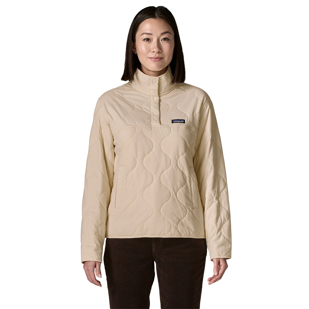 Patagonia Women's Natural Daily Quilted Snap-T Pullover