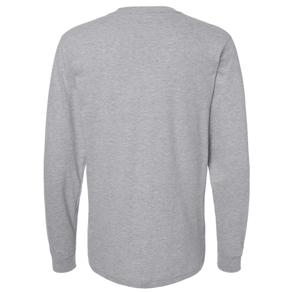 Tultex Unisex Heather Grey Fine Jersey Long Sleeve T-Shirt