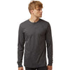 Tultex Unisex Heather Charcoal Fine Jersey Long Sleeve T-Shirt