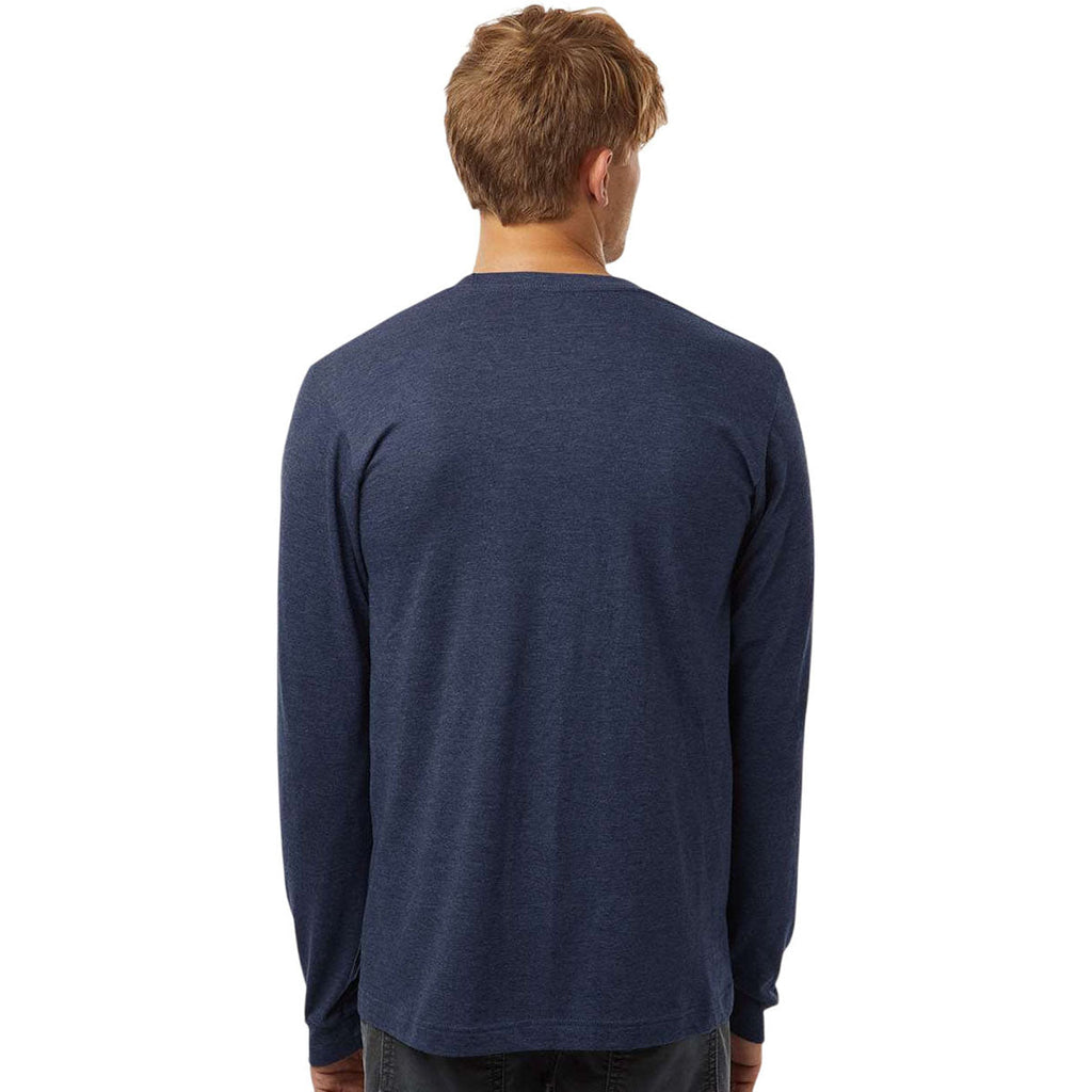 Tultex Unisex Heather Denim Fine Jersey Long Sleeve T-Shirt