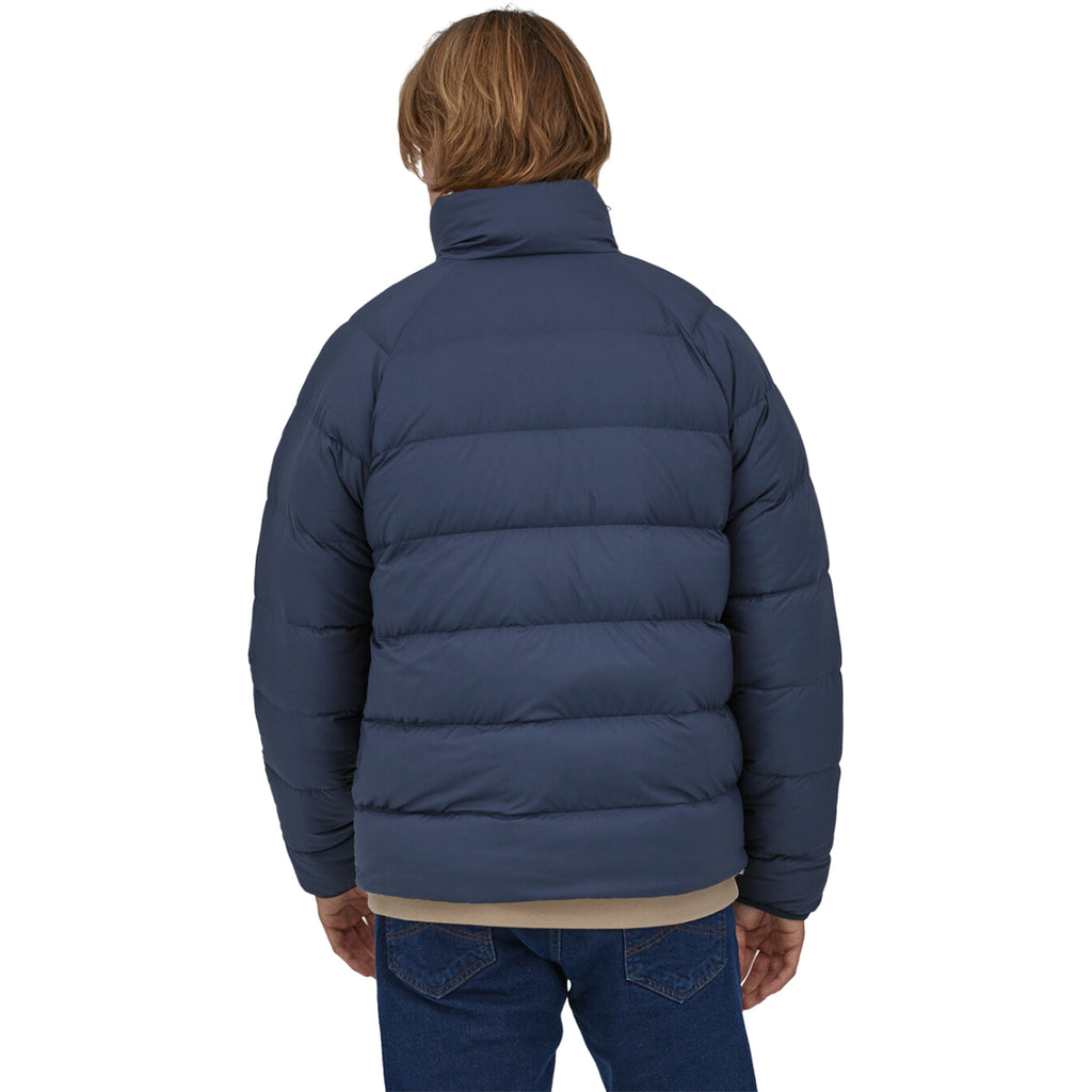 Patagonia Men's New Navy Reversible Silent Down Jacket