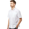 Columbia Men's White PFG Tamiami Short Sleeve Shirt