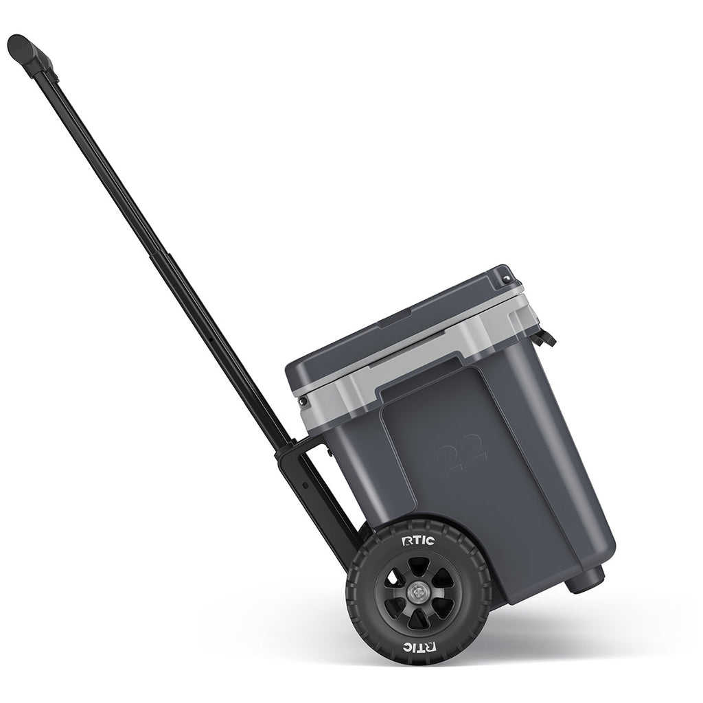 RTIC Dark Grey & Cool Grey 22 QT Ultra-Light Wheeled Cooler