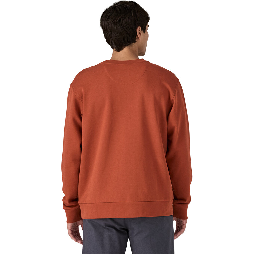 Patagonia Men's Burnished Red Daily Crewneck Sweatshirt