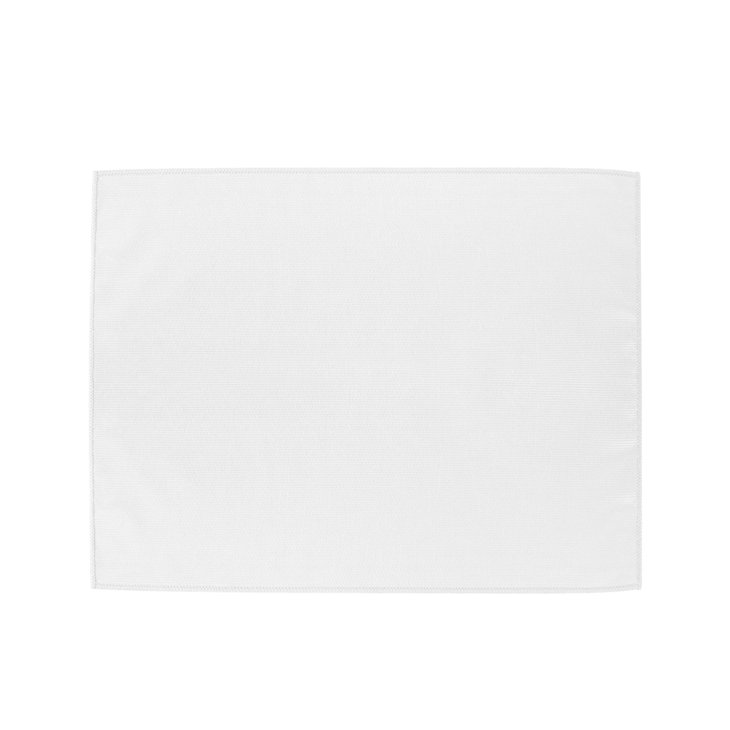 Hit White 15" x 18' Microfiber Rally Towel