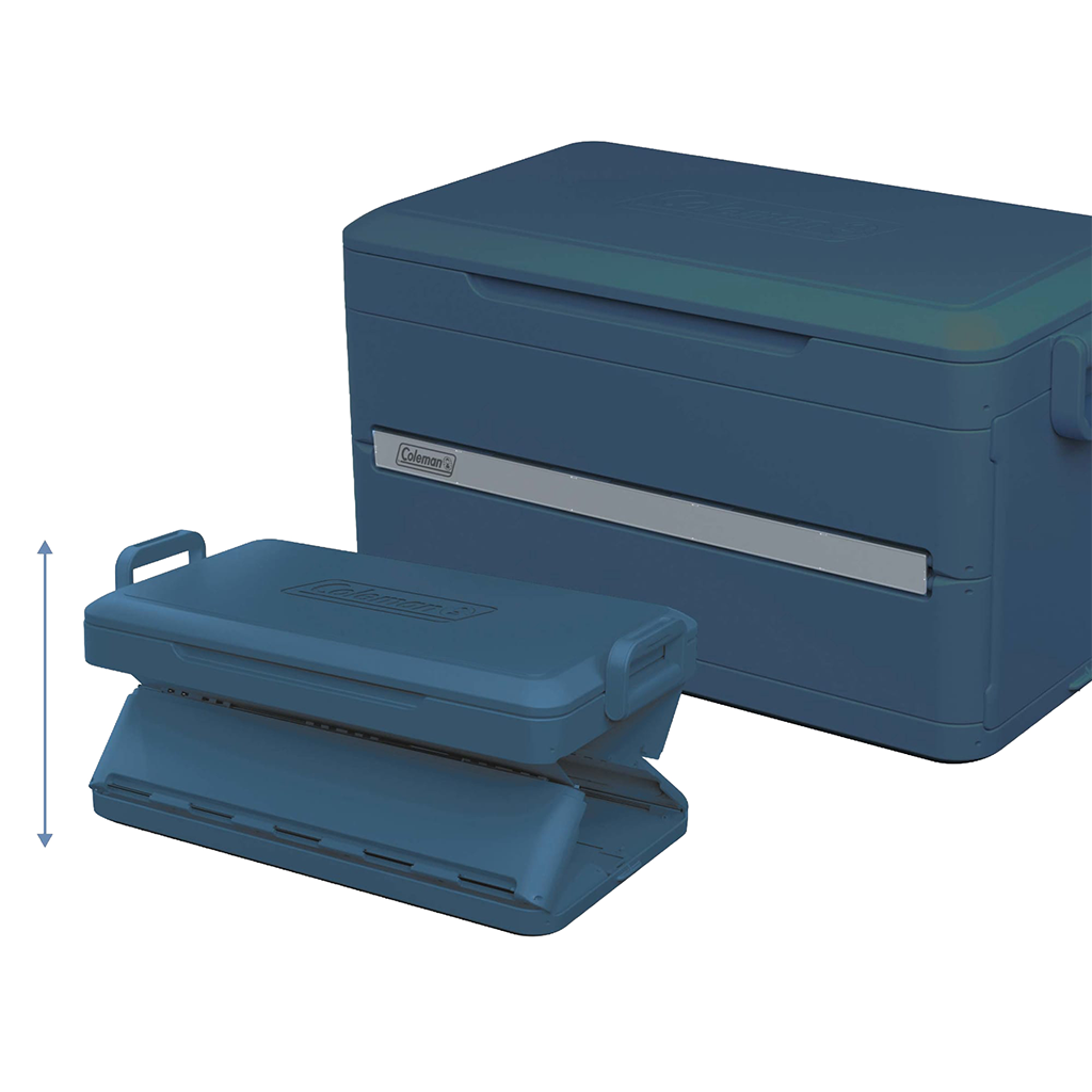 Coleman Sapphire Snap 'N Go 45-Quart Collapsible Hard-Sided Cooler