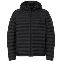 Weatherproof Men's Black Lightweight Poly-Filled Hooded Puffer Jacket