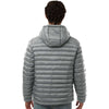 Weatherproof Men's Chelsea Grey Lightweight Poly-Filled Hooded Puffer Jacket