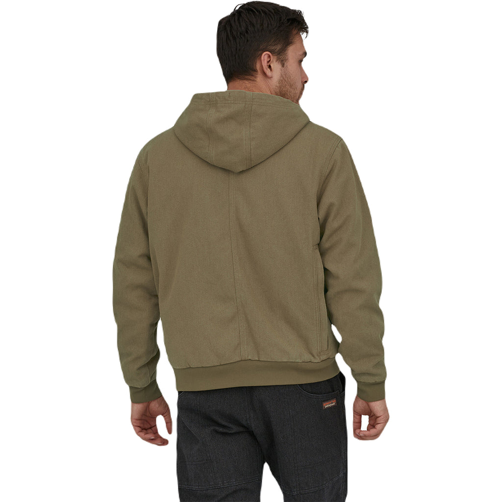 Patagonia Men's Dark Ash Iron Forge Hemp Canvas Hooded Jacket