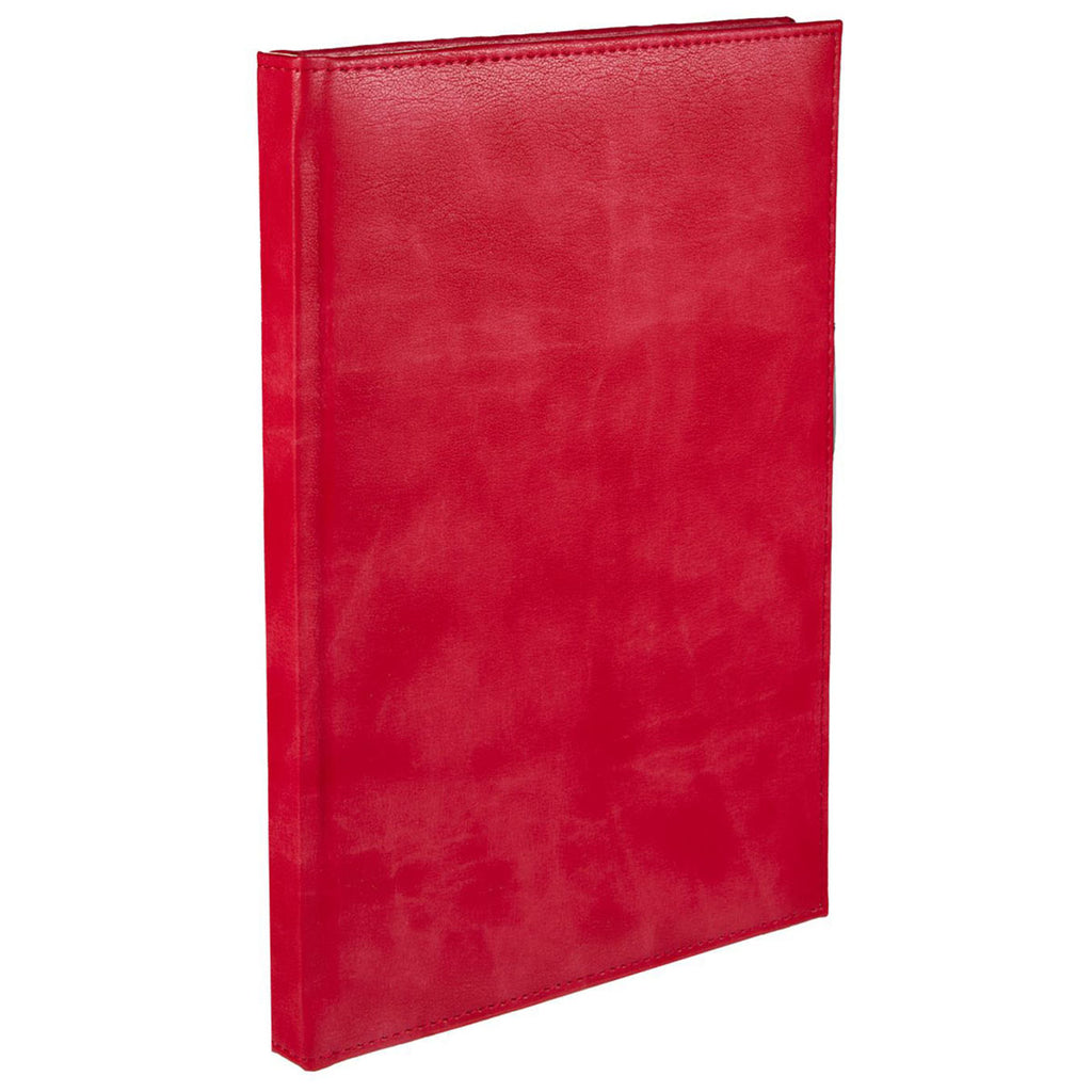 Leed's Red 7" x 10" FSC Recycled Morano Large Journal