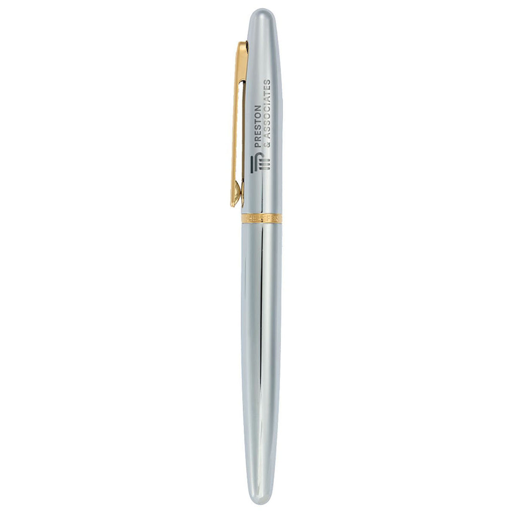 Sheaffer Silver VFM Polished Chrome with Gold Roller Ball