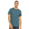 Bella + Canvas Unisex Heather Deep Teal Jersey Short-Sleeve T-Shirt