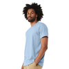 Bella + Canvas Unisex Heather Baby Blue CVC Jersey Tee