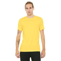 Bella + Canvas Unisex Yellow Jersey Short-Sleeve T-Shirt