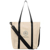 Hit Beige Hudson rPET Leatherette Computer Tote Bag