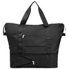 HIT Black Anywhere rPET Expandable Duffel Bag
