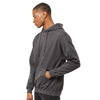 Tultex Unisex Heather Charcoal Fleece Hooded Sweatshirt