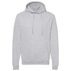 Tultex Unisex Heather Grey Fleece Hooded Sweatshirt