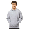 Tultex Unisex Heather Grey Fleece Hooded Sweatshirt