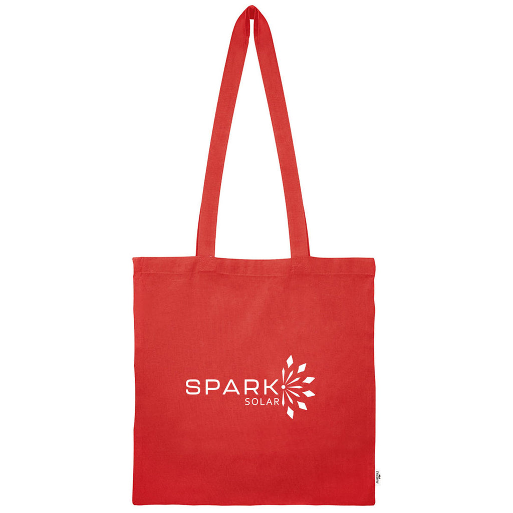 Hit Red Jones Recycled Cotton Tote Bag