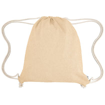 Hit Heather Beige Arden Recycled Cotton Drawstring Bag