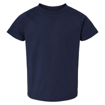 Rabbit Skins Toddler Navy Fine Jersey T-Shirt