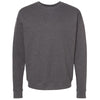 Tultex Unisex Heather Charcoal Fleece Crewneck Sweatshirt