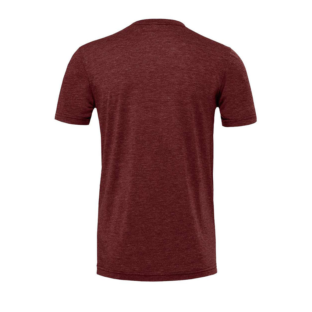 Bella + Canvas Unisex Cardinal Triblend Short-Sleeve T-Shirt