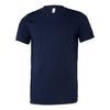 Bella + Canvas Unisex Solid Navy Triblend Short-Sleeve T-Shirt