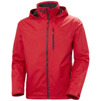 Helly Hansen Men's Red Crew Hooded Jacket 2.0