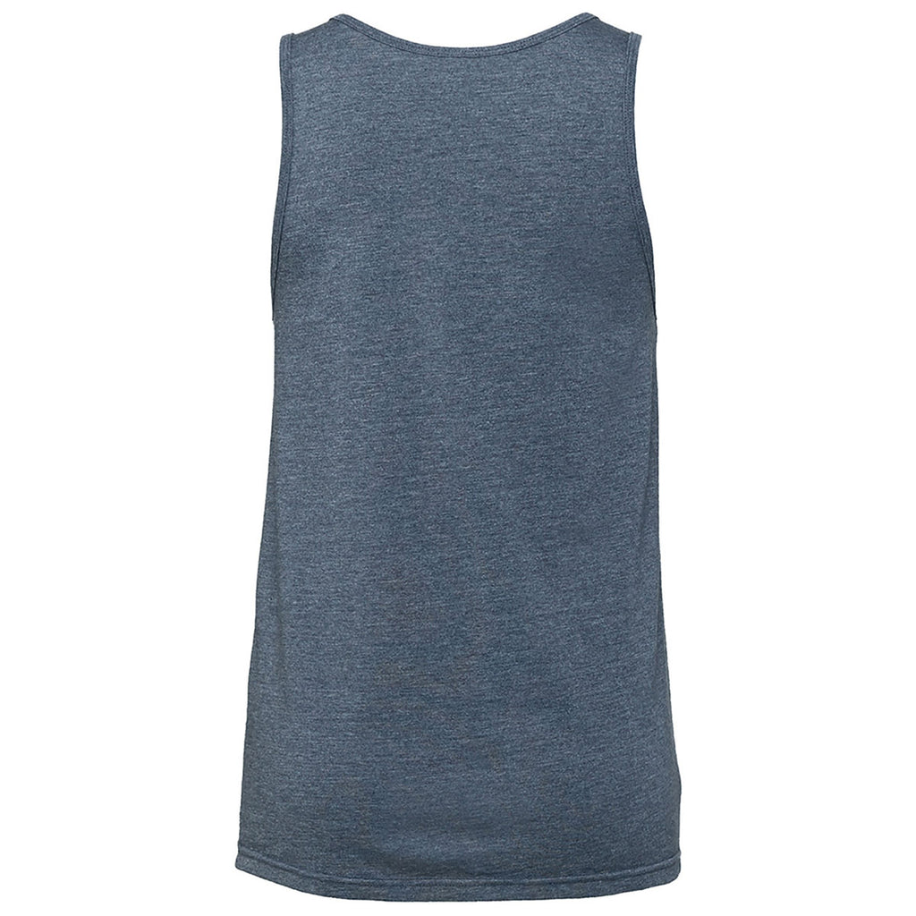 Bella + Canvas Unisex Heather Navy Heather CVC Tank