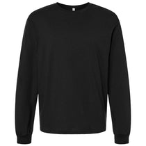 Bella + Canvas Unisex Black 6 oz. Heavyweight Long Sleeve Tee