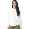 Bella + Canvas Unisex White 6 oz. Heavyweight Long Sleeve Tee