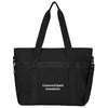 HIT Black Hudson rPET 36 Can Cooler Tote Bag