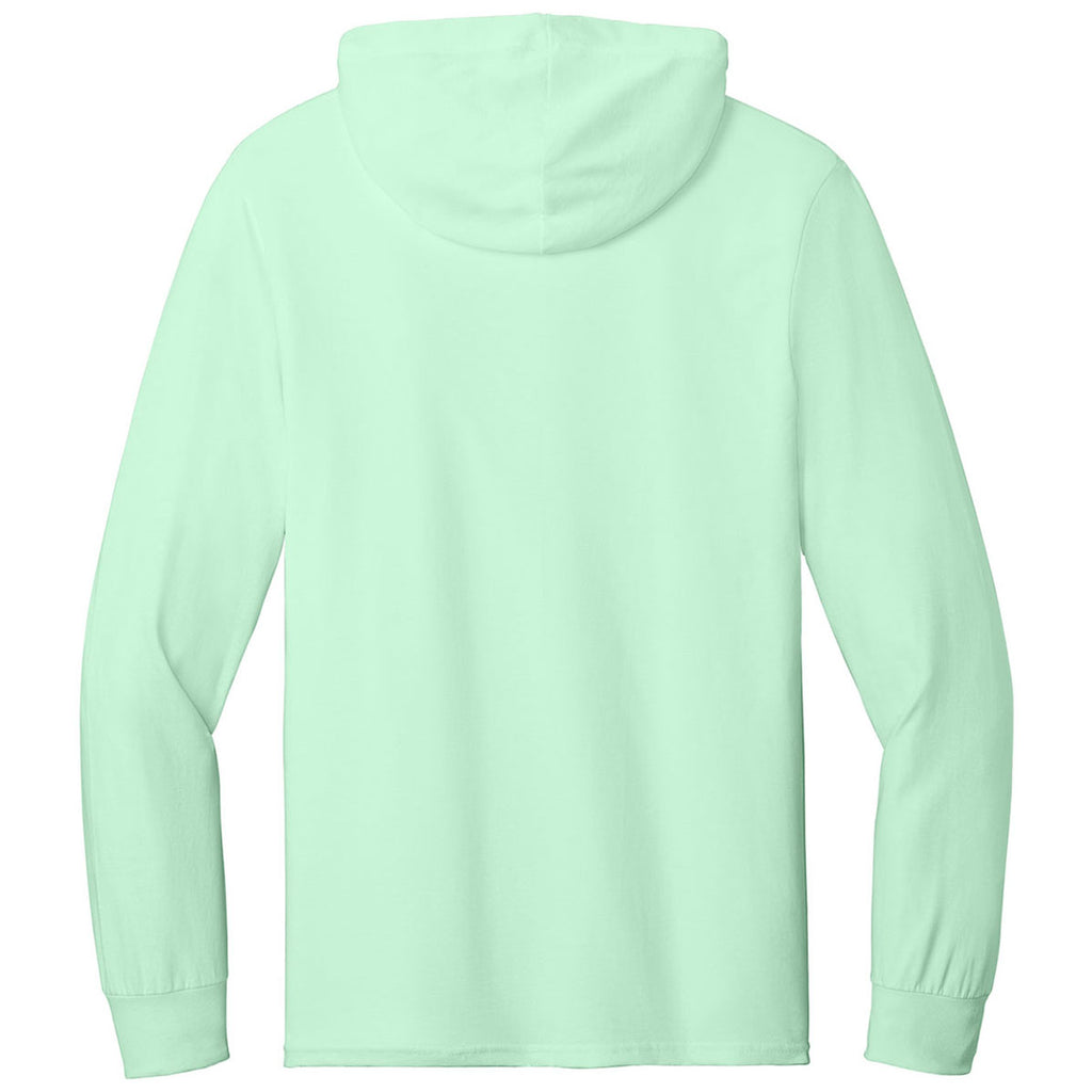 Jerzees Classics Unisex Mint To Be Cotton Long Sleeve Hooded T-Shirt