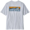 Patagonia Men's White Boardshort Logo Pocket Responsibili-Tee