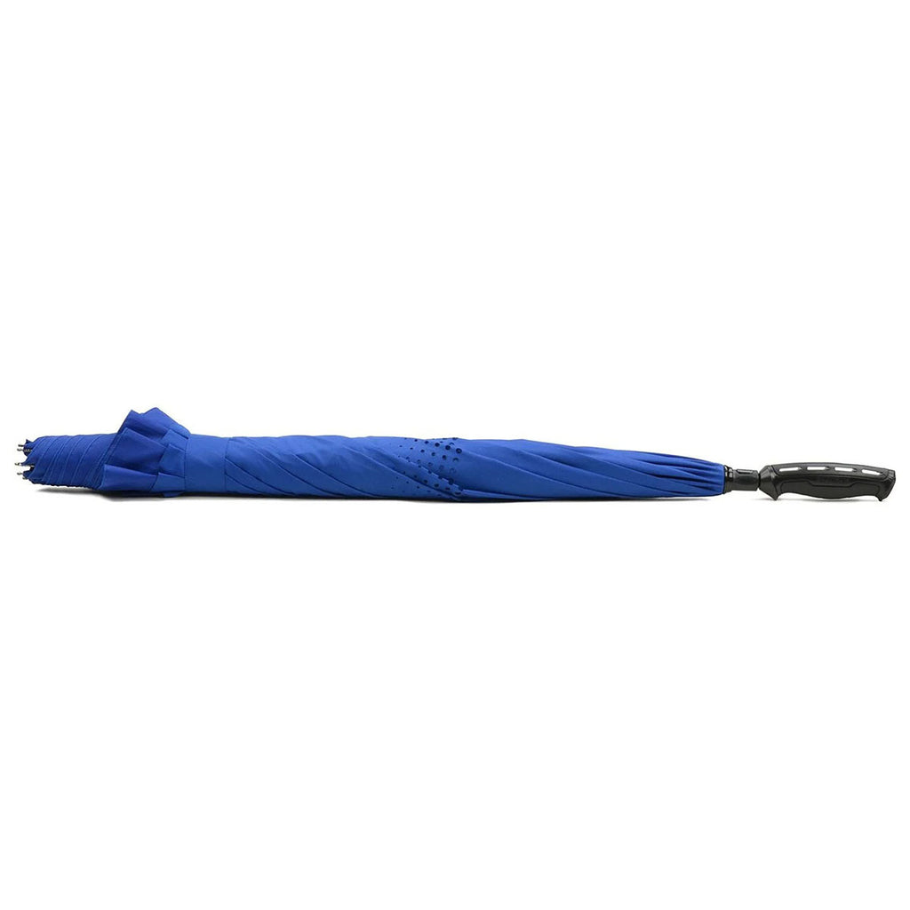 Shed Rain Royal/Royal UnbelievaBrella 62" Reverse-Close Manual Golf Umbrella