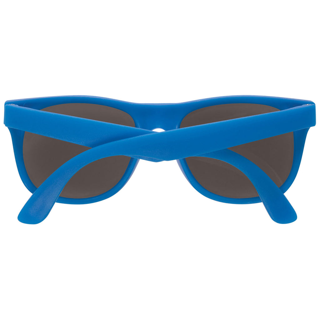 Hit Blue/Blue Rubberized Sunglasses