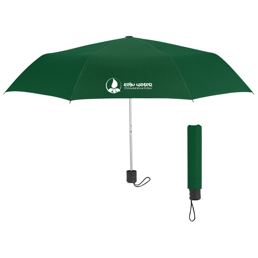 Hit Forest Green 42" Arc Budget Telescopic Umbrella