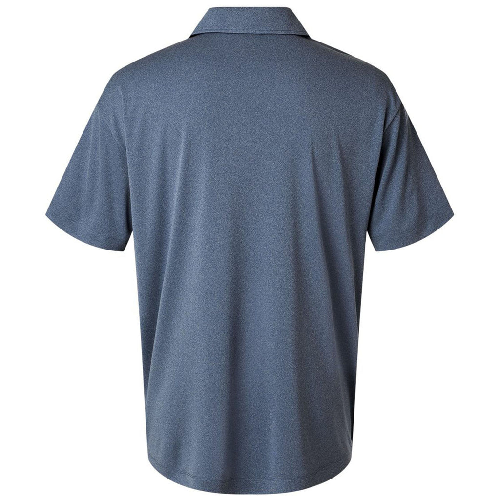 AllPro Men's Heather Navy Pro-Lock Performance Polo