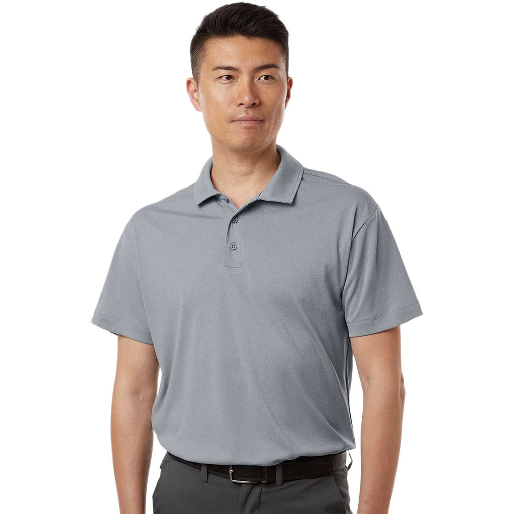 AllPro Men's Heather Steel Pro-Lock Performance Polo