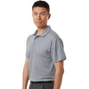 AllPro Men's Heather Steel Pro-Lock Performance Polo